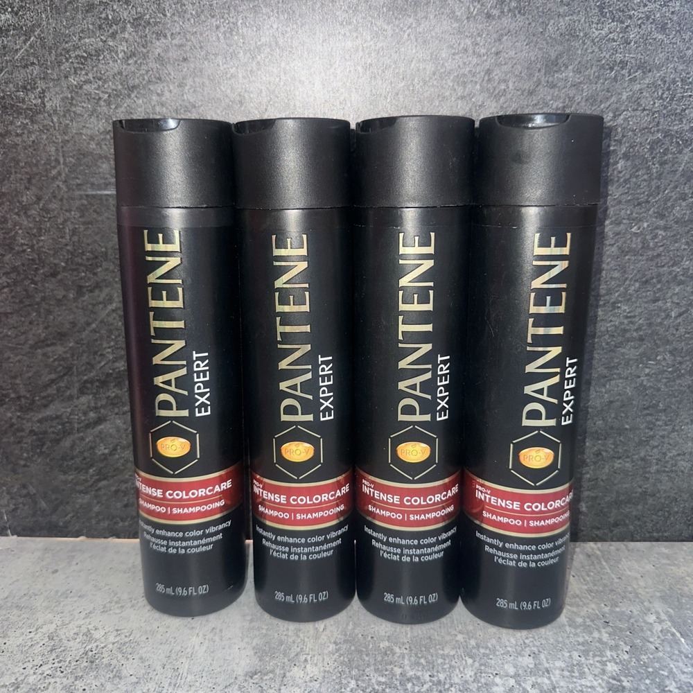 4 Pantene Expert Pro-V Intense ColorCare Shampoo  9.6 oz New